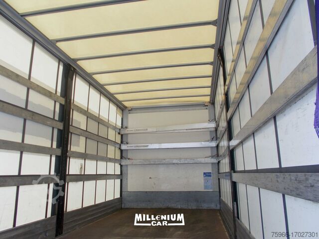 Platós és ponyvás teherautó IVECO 75E22 CENTINATO 6,20 SPONDA KM 260000