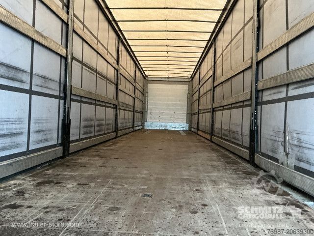 Åben sættevogn med presenning Schmitz Cargobull Curtainsider Standard Faltwandtür rechts