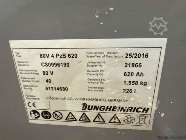 Elektrische vorkheftruck met 4 wielen Jungheinrich EFG 425 K SP / 1702 Std. / Container Version