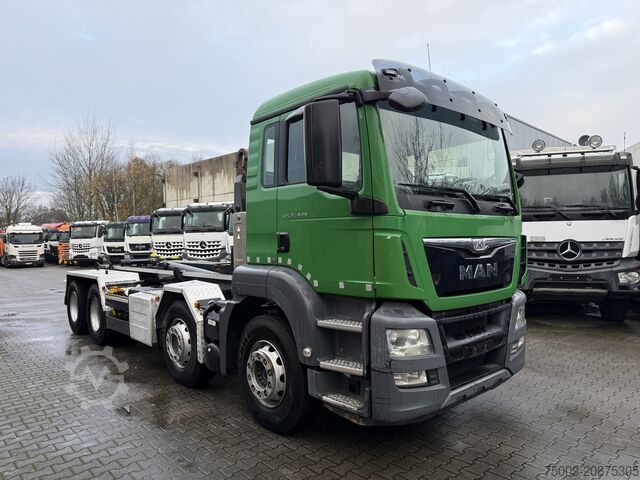 Autocarro ribaltabile MAN TGS 35.440 8X4 BB VDL Haken