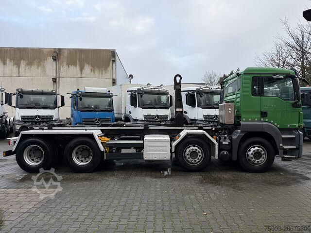 Autocarro ribaltabile MAN TGS 35.440 8X4 BB VDL Haken