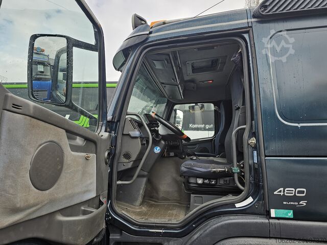 Lastbil med tippflak VOLVO FM-480-37 8x4 Kipper Ad-Blue Lift-Lenk