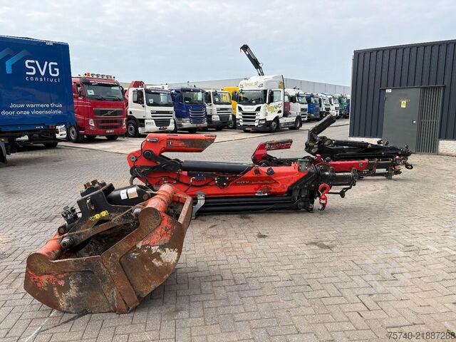 Kraanarm HMF FJ5 + 3x hydraulic extendable