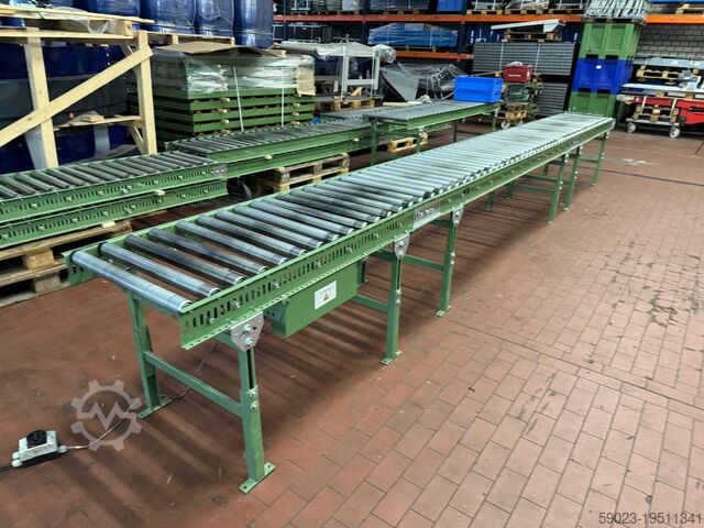 Trasportatore a rulli Rollenbahn/ Rollen/ Förderbahn +Antrieb