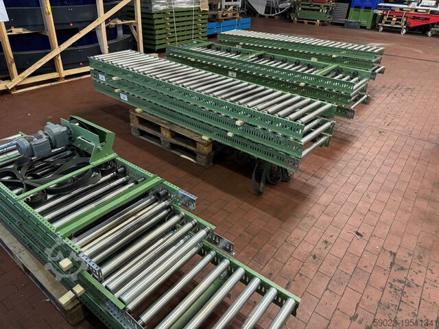 Trasportatore a rulli  Rollenbahn/ Rollen/ Förderbahn +Antrieb