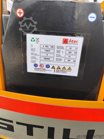 High-lift pedestrian stacker (electric pallet stacker with tiller) STILL EGV 10