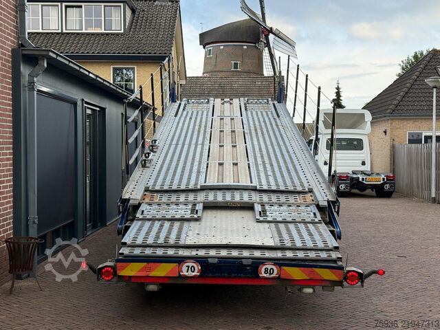 Bestelwagen autodrager Mercedes-Benz Actros 1836 Rolfo Autotransporter 5 Lader Winch...