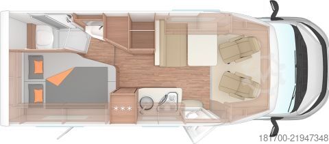 Semi-integrated camper Weinsberg CaraCompact 600 MF EDITION [PEPPER] TraumMobil*Gasflaschenauszug*