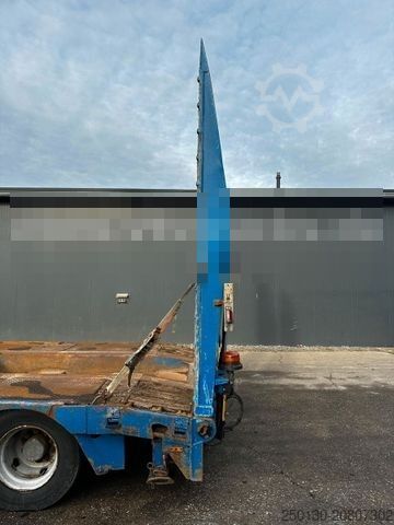 Alacsony rakfelületű félpótkocsi FAYMONVILLE STN-4AUM 4.Achs Tieflader, Ausziehbar,Lenkachse