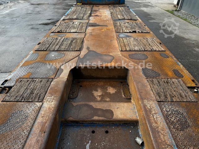 Alacsony rakfelületű félpótkocsi FAYMONVILLE STN-4AUM 4.Achs Tieflader, Ausziehbar,Lenkachse