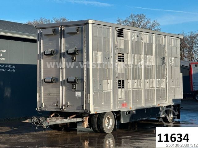 Ló-szállító utánfutó Bannas AT 18/71 3-Stock Viehtransporter