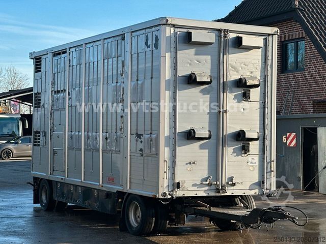 Ló-szállító utánfutó Bannas AT 18/71 3-Stock Viehtransporter