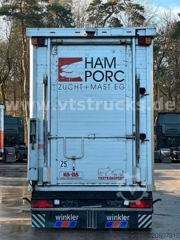 Ló-szállító utánfutó Bannas AT 18/71 3-Stock Viehtransporter