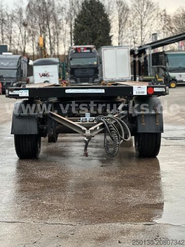 Görgős pótkocsi HÜFFERMANN HAR 18.70 Deichsel Anhänger
