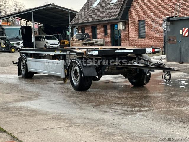 Görgős pótkocsi HÜFFERMANN HAR 18.70 Deichsel Anhänger