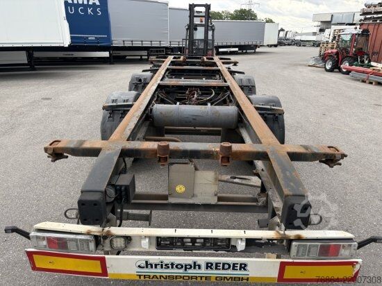 Swap-chassis trailer KRONE ZZ/DC07 TANDEM-LAFETTE, STANDARD,   BPW-ACHSEN, HECKABSTüTZUNG