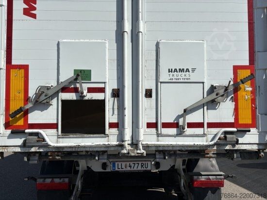 Tiptrailer MEGA ALU-KIPPMULDE 55M³, SAF-ACHSEN, ROLLPLANE, KOMBIKLAPPE, STEHPODEST