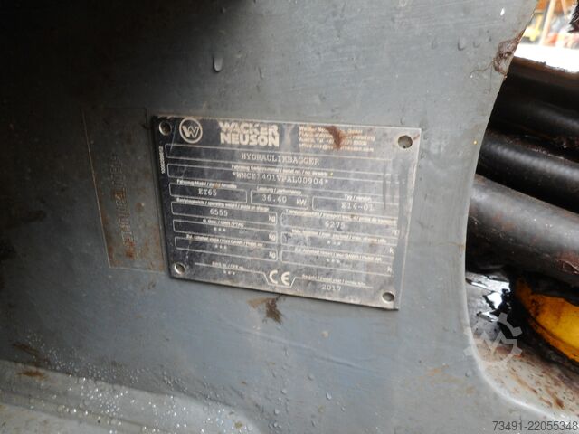 Minigraafmachine Wacker Neuson ET65 POWERTILT