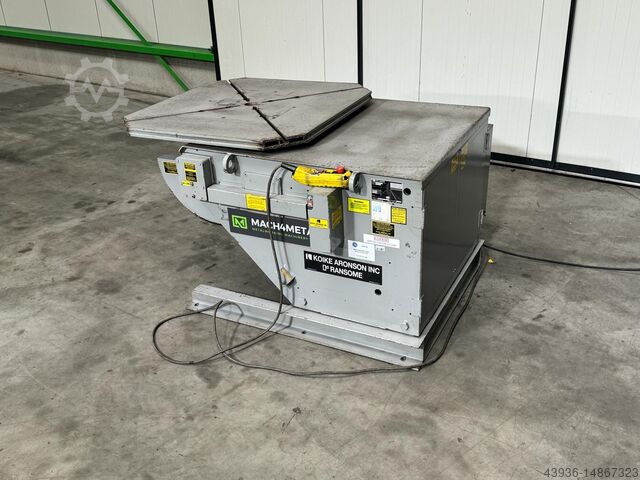 Welding turn and tilt table 5000 kg KOIKE HD 100 VF