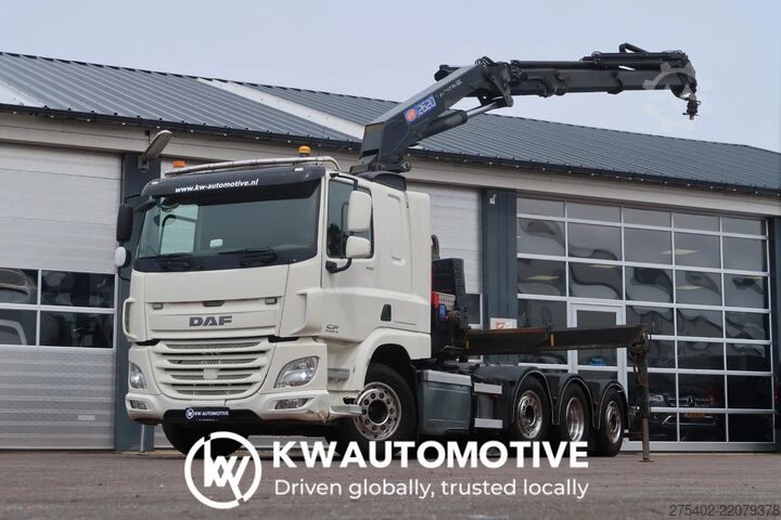 Sistema de braço de gancho DAF CF 440 8X2*6/ FULL AIR/ HMF CRANE 2620/ JOAB HO...