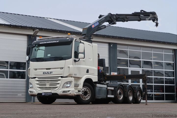Sistema de braço de gancho DAF CF 440 8X2*6/ FULL AIR/ HMF CRANE 2620/ JOAB HO...