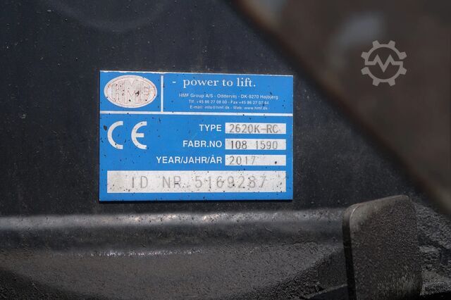 Sistema de brazo de gancho DAF CF 440 8X2*6/ FULL AIR/ HMF CRANE 2620/ JOAB HO...