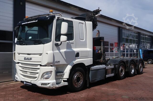 Sistema de brazo de gancho DAF CF 440 8X2*6/ FULL AIR/ HMF CRANE 2620/ JOAB HO...