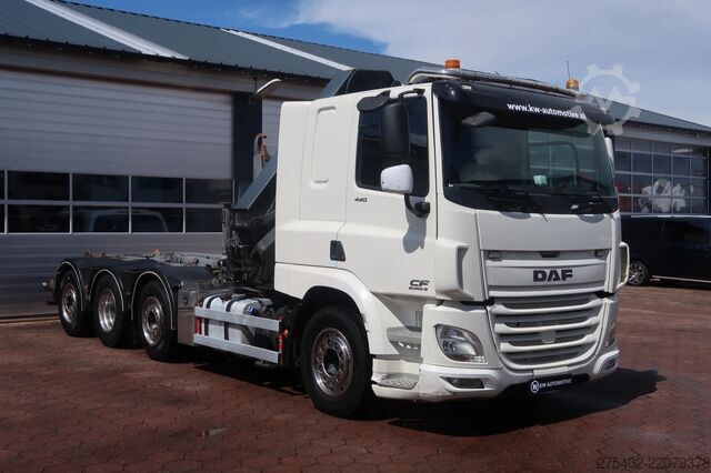 Sistema de brazo de gancho DAF CF 440 8X2*6/ FULL AIR/ HMF CRANE 2620/ JOAB HO...