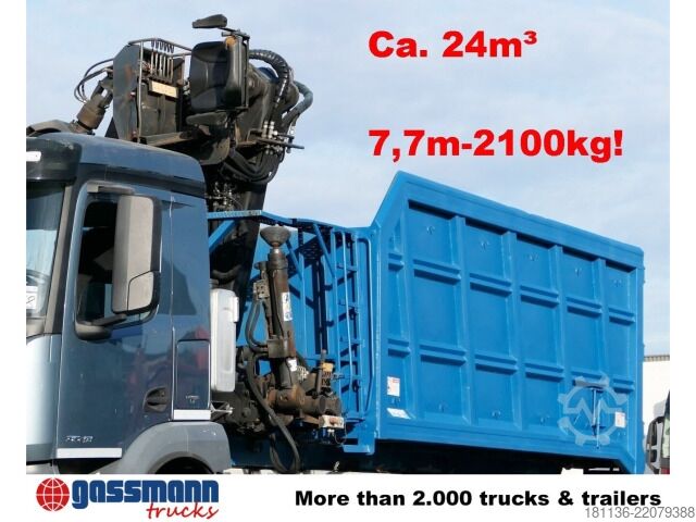 Camião porta-contentores de gancho Mercedes-Benz Antos 3543 L 8x2/6, Retarder, 2x Lenkachse,