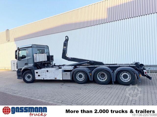 Camião porta-contentores de gancho Mercedes-Benz Antos 3543 L 8x2/6, Retarder, 2x Lenkachse,