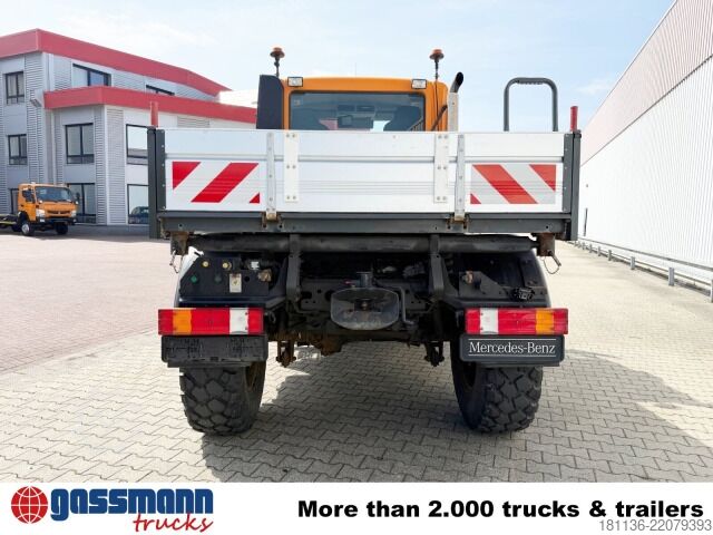 Caminhão para fins especiais Unimog U 300 4x4, Kipper, VarioPilot, Kommunalhydraulik,