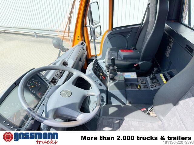 Caminhão para fins especiais Unimog U 300 4x4, Kipper, VarioPilot, Kommunalhydraulik,
