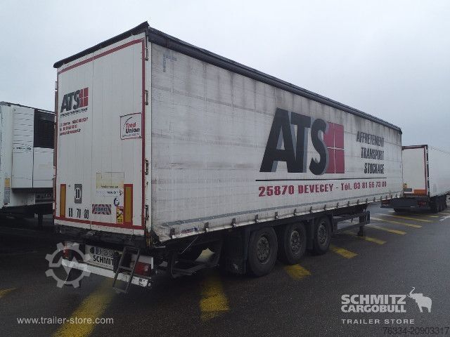 Auflieger mit Pritsche & Plane Schmitz Cargobull Semitrailer Curtainsider Coil
