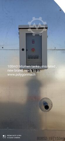 Straßenbaumaschine Polygonmach 1000 tons bitumen storage tanks