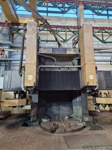 CNC carrouseldraaibank met C-as + frezen SCHIESS FRORIEP 32 DS250/320