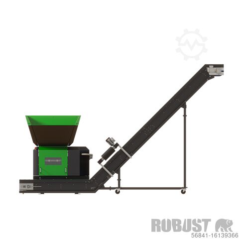 Wood shredder Robust Reuser SD 700/22 kW with Z conveyor