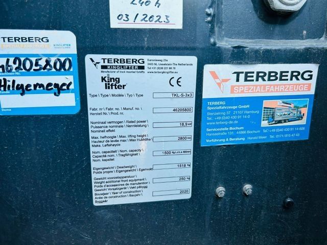 Carretilla elevadora Terberg Kinglifter TKL-S-3x3 1.500 kg