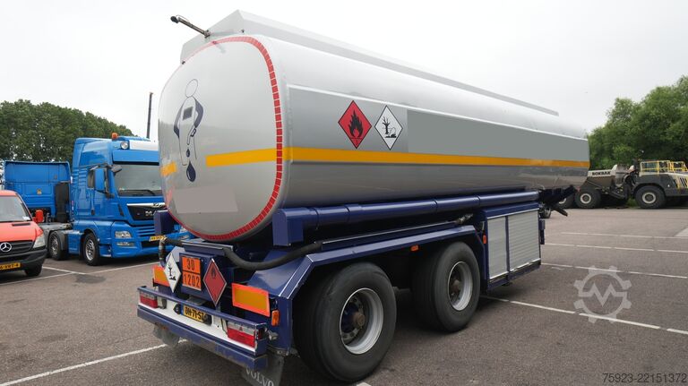 Tankwagen DIJSSEL 2 Axle adr fuel tank trailer