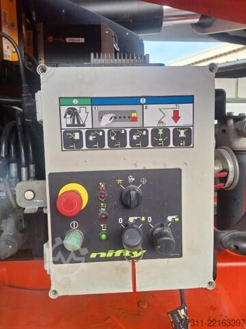 Plate-forme de travail télescopique articulée Niftylift HR28 HYBRID 4X4