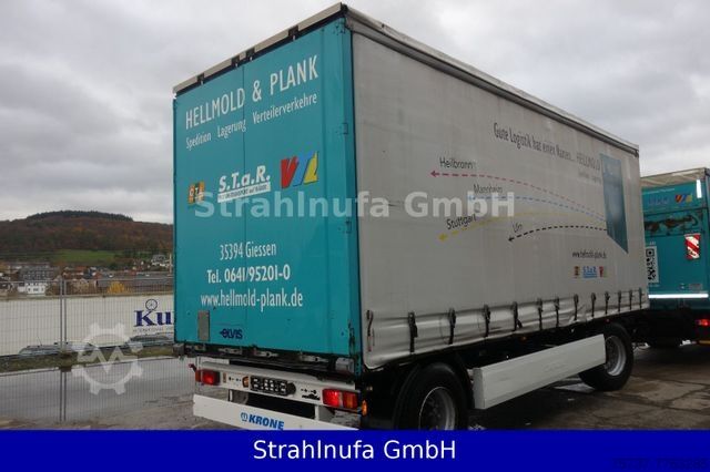Remolque abierto con toldo KRONE AZ Deichsel Anhänger Plane / Spriegel