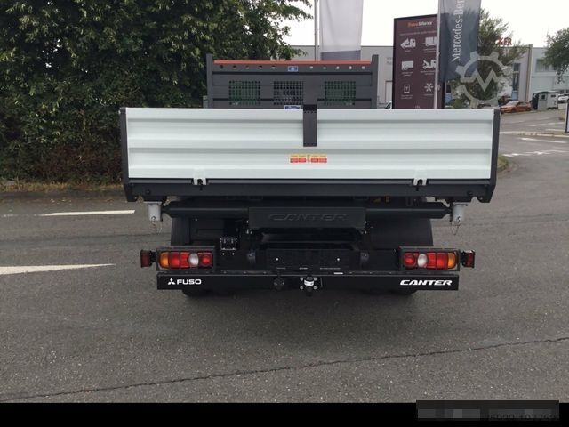 Kiepwagen bestelauto FUSO Canter 7C18 Dreiseiten-Stahlkipper LED/AHK3,5t