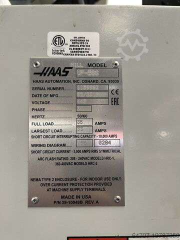 Vertikalna maљinske centar HAAS VF-5SS