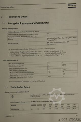 Oil-water separation system for compressors Atlas Copco OSC DIBT 95