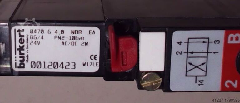 Valvola a solenoide Buerkert 0470 G 4,0 NBR EA