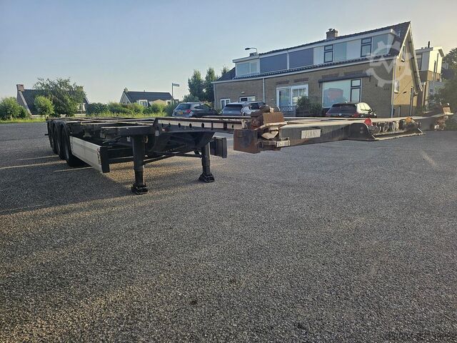 Containervervoer KRONE SD / REAR SLIDER / DUTCH CHASSIS / BPW DRUM.