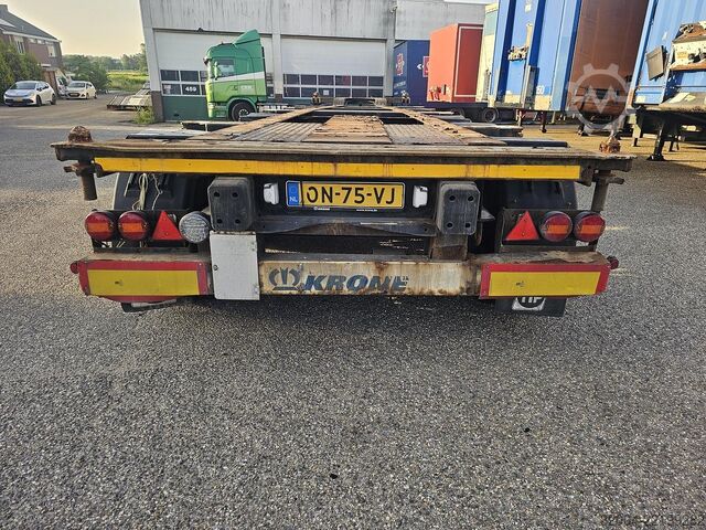 Containervervoer KRONE SD / REAR SLIDER / DUTCH CHASSIS / BPW DRUM.