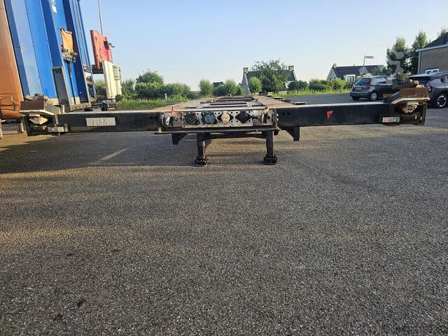 Containervervoer KRONE SD / REAR SLIDER / DUTCH CHASSIS / BPW DRUM.