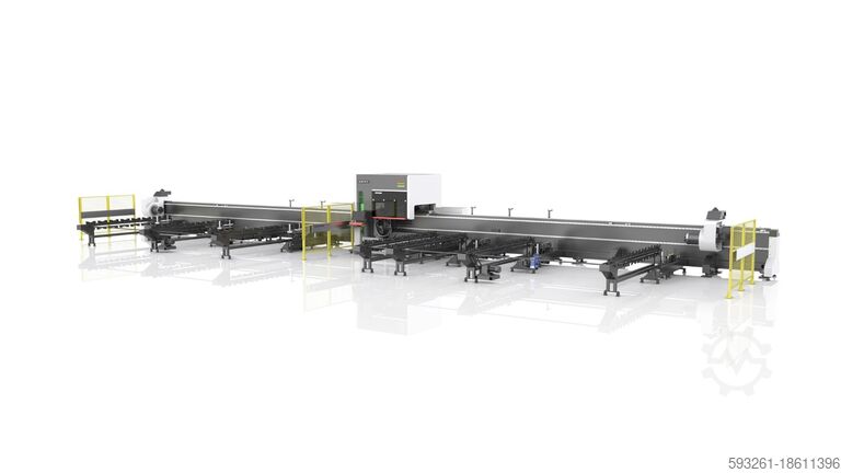 Buislasersnijmachine Heavy-duty Tube Laser Cutter 6kw-20kw NS-12052HG bevel≤45°