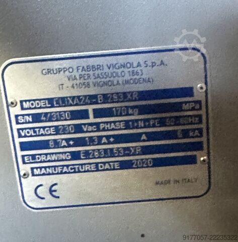 Verpakkingsmachine Gruppo Fabbri Vignola CLIXA24-B 293 XR -  ELIXA 24