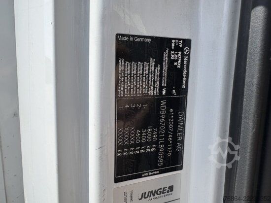 Κλειστό βαν MERCEDES-BENZ ATEGO 816, SCHALTGETRIEBE, EURO 6